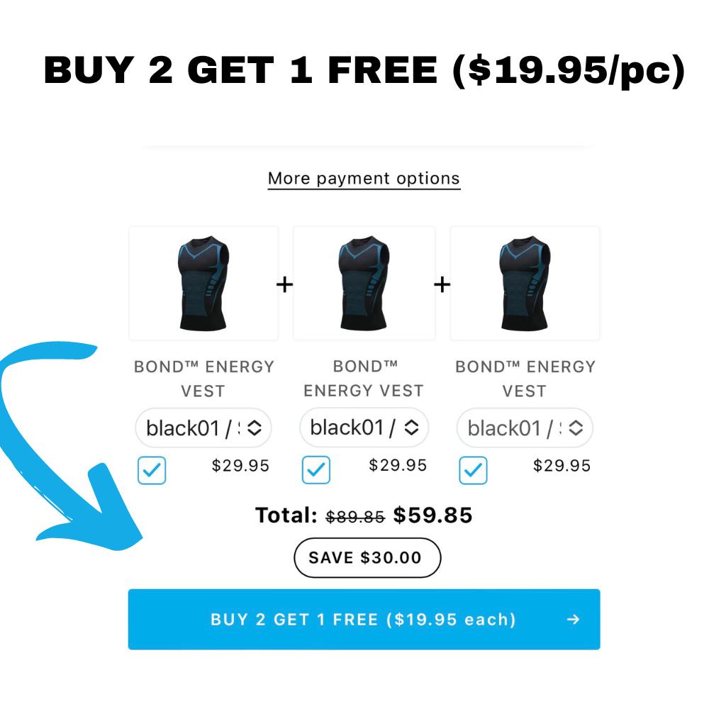 BOND™ ENERGY VEST (BUY 2 GET 1 FREE)