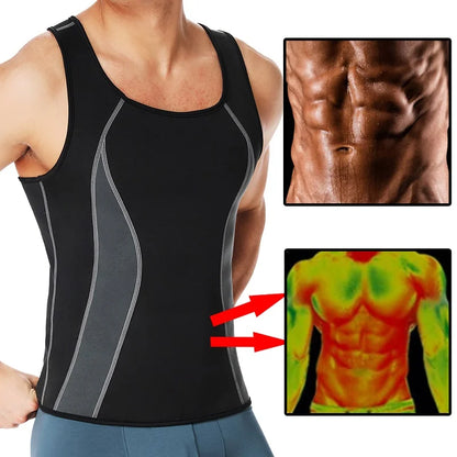 BOND™ Men Sauna Sweat Zipper Vest