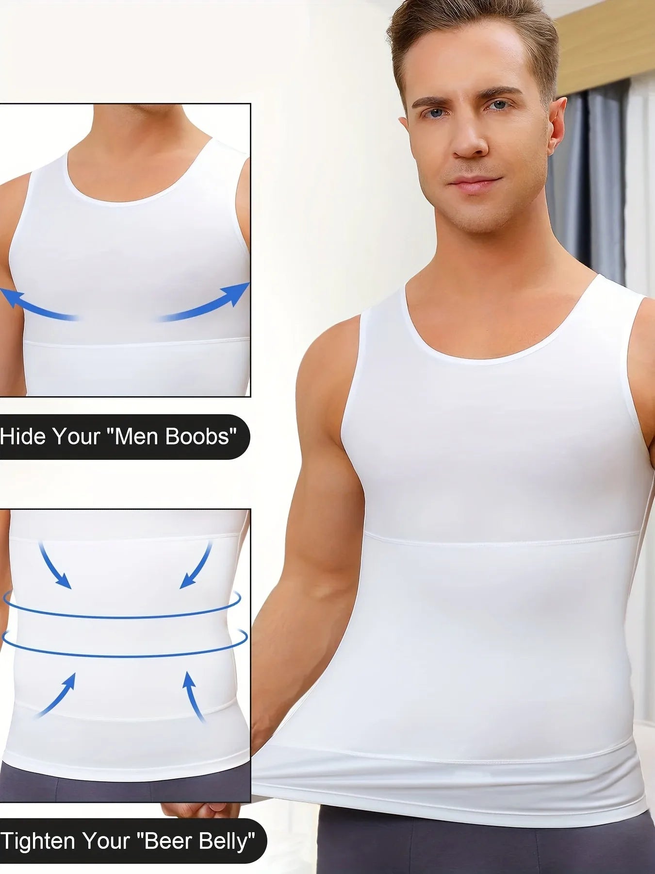 Men's Compression Tummy Control Tank Top 2024